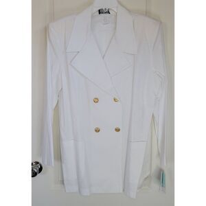 Vintage Deadstock AB Sport Blazer White with Gold Hardware